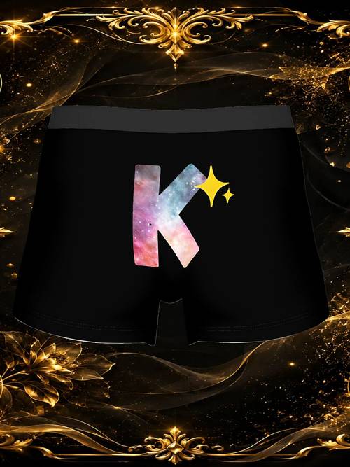 bóxer tipo calzoncillo transpirable para hombre, juego de 3 piezas, con estampado de k - pantalones cortos de total no transparentes, adecuados para gimnasio, casual y , lavables a máquina (sin )