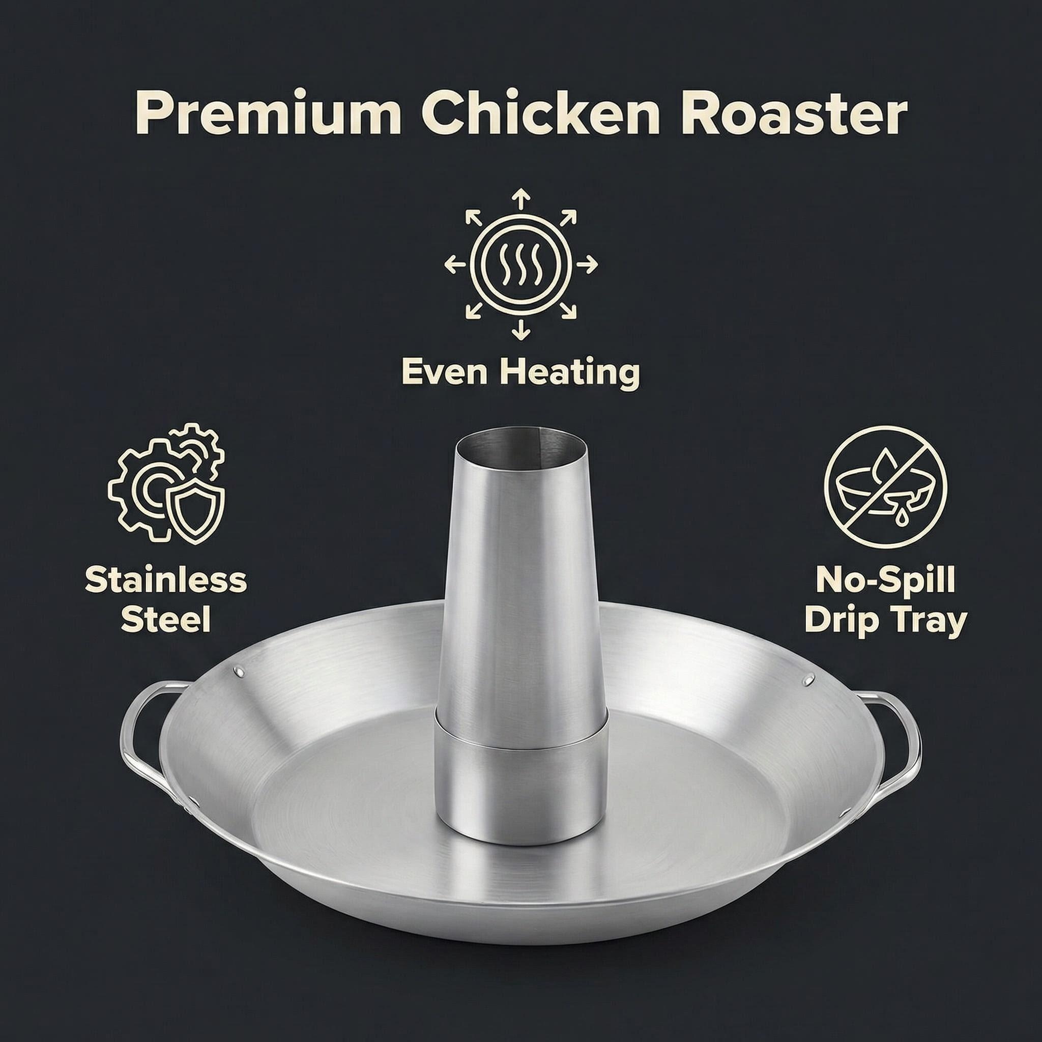TEMU Stainless Steel Vertical Stew - Heated , Durable, Easy To Clean, Suitable For Home And Outdoor Cooking, As Well As Tools And Tableware