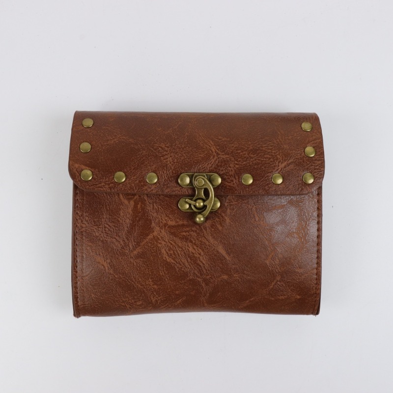 TEMU Borsa a cintura retr簷 marrone medievale, custodia con e , accessorio di abbigliamento cosplay stile foresta rinascimentale LARP
