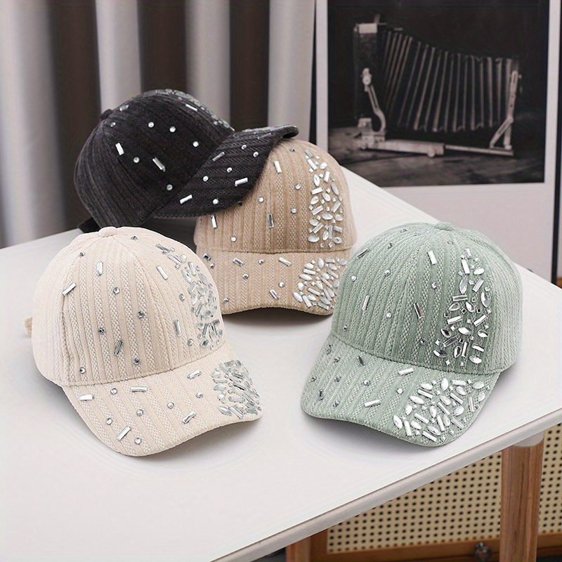 adjustable velvet baseball cap embellishments - Temu Kuwait display picture 3