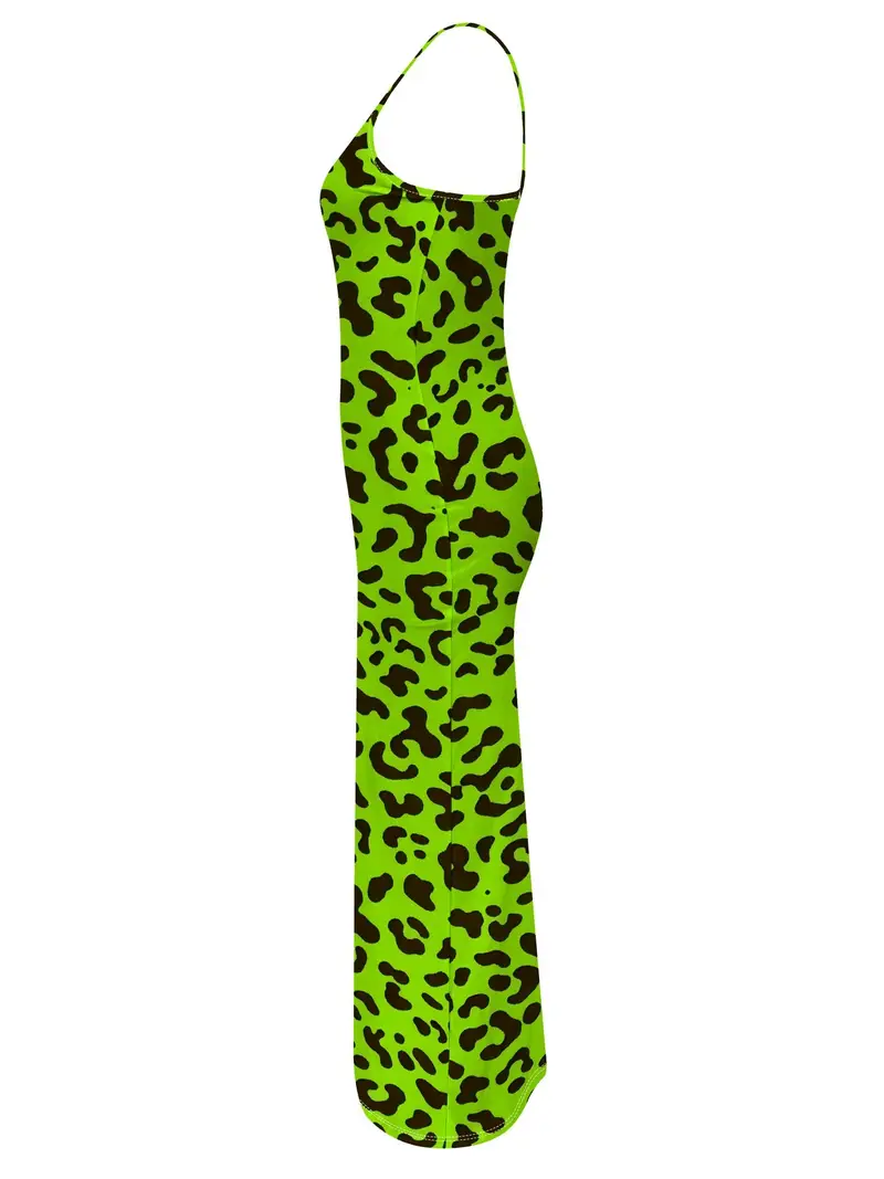 green leopard print slip dress RIXO for Target Green