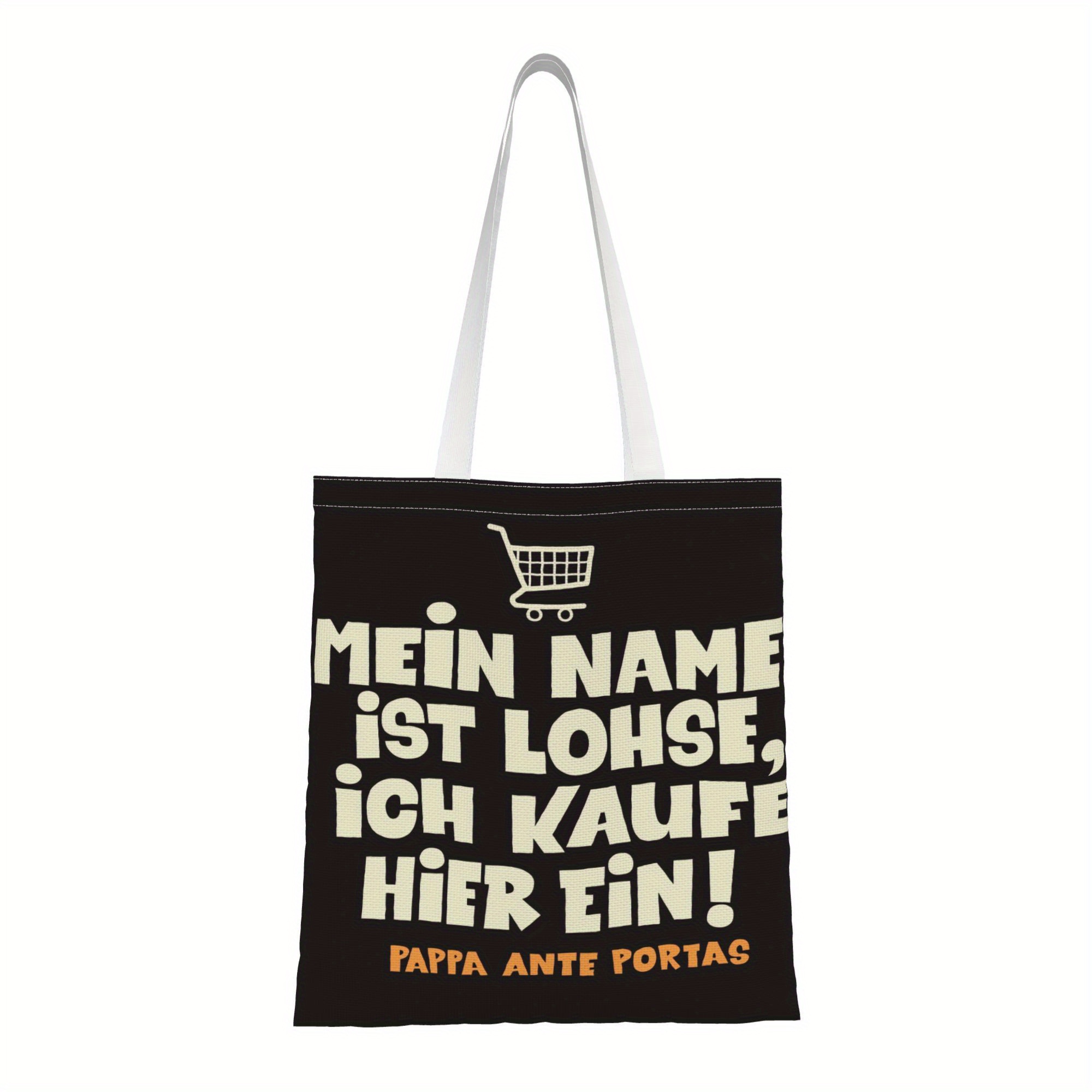 By , And I Purchase This Tv Kult German 1745833459 Durable Shopping Tote Bag, Which Is A Lightweight And Reusable Grocery Bag Suitable For Markets And Travel