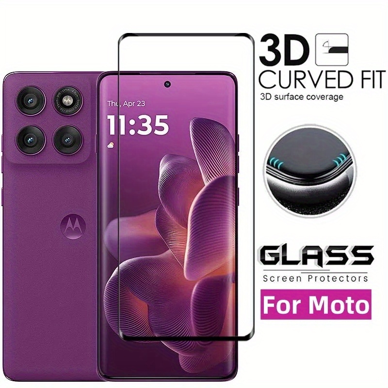 Cristal Templado Motorola Edge 50 Fusion Vidrio Templado 3D Para Motorola Edge 50 Fusion, Pro Y Ultra | Zona 3 Protector Motorola Edge 50 Fusion