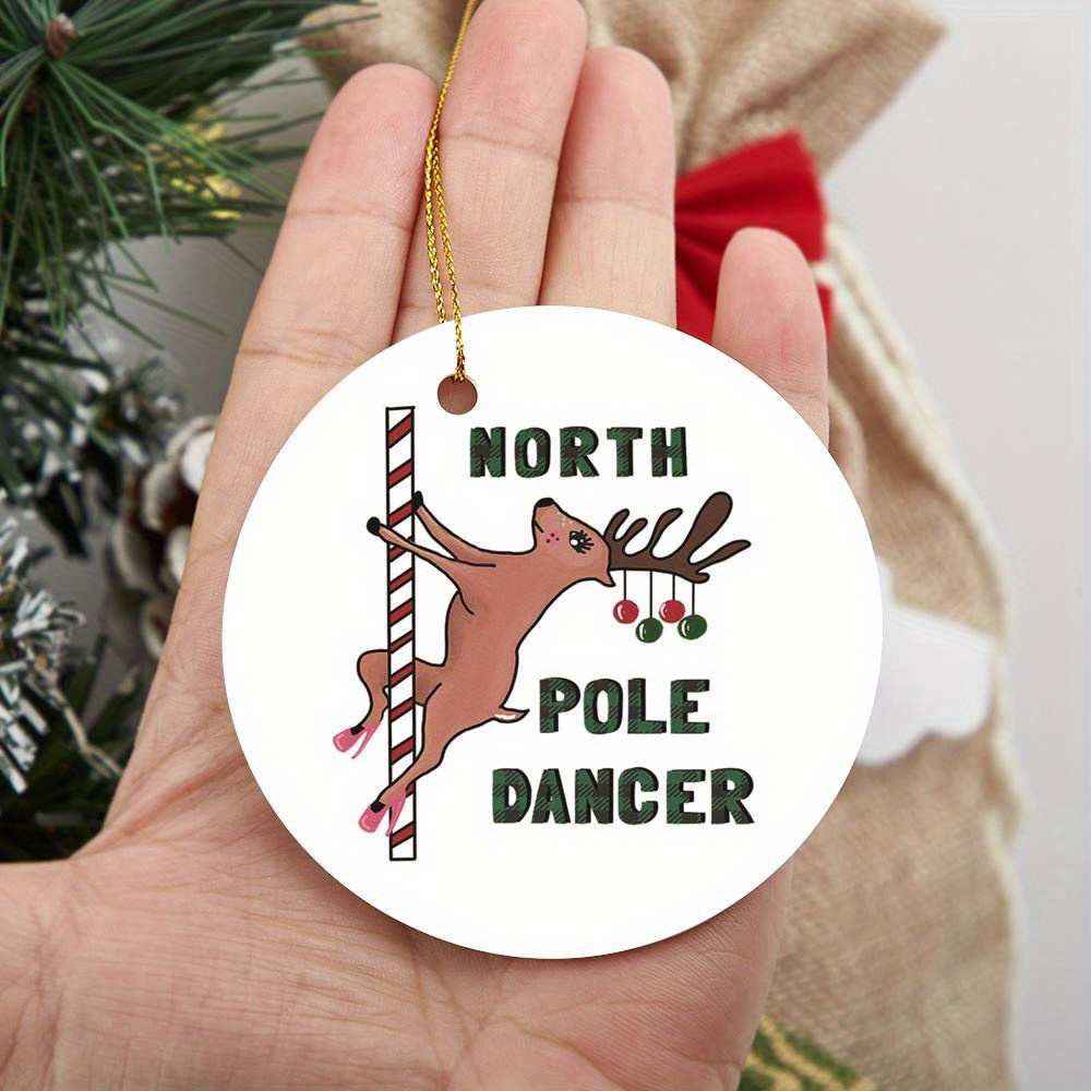 

1pc, " " , Christmas Tree Decor, 3d , Hanging Decoration, No , For &