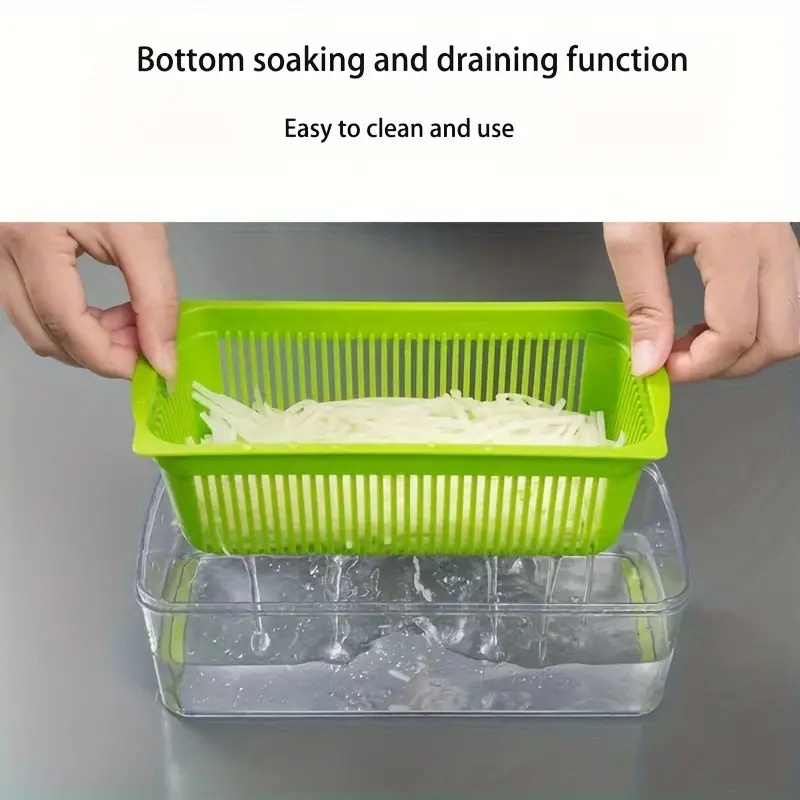 1pc   16 in 1 multifunctional vegetable chopper professional onion dicer with food processor attachment kitchen cutter with container food contact safe details 7