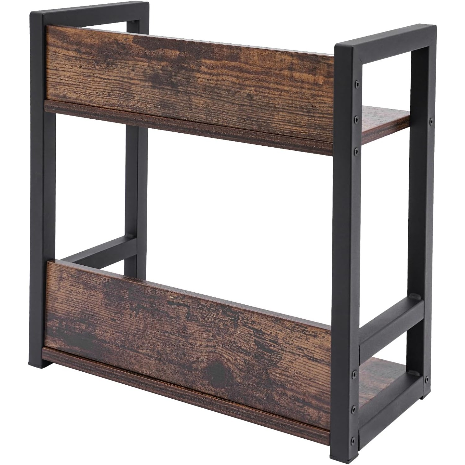 Image of 2 Tier Spice Rack For Spice Organizer Counter Drawer Cabinet Spice Rack Organizer Countertop Cabinet Spice Storage Organizer Countertop Cabinet Spice