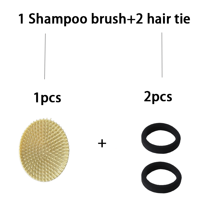 TEMU Brosse à shampoing et peigne de massage du cuir de requin, conçue pour le nettoyage du cuir et relaxant. Convient pour une utilisation sous la
