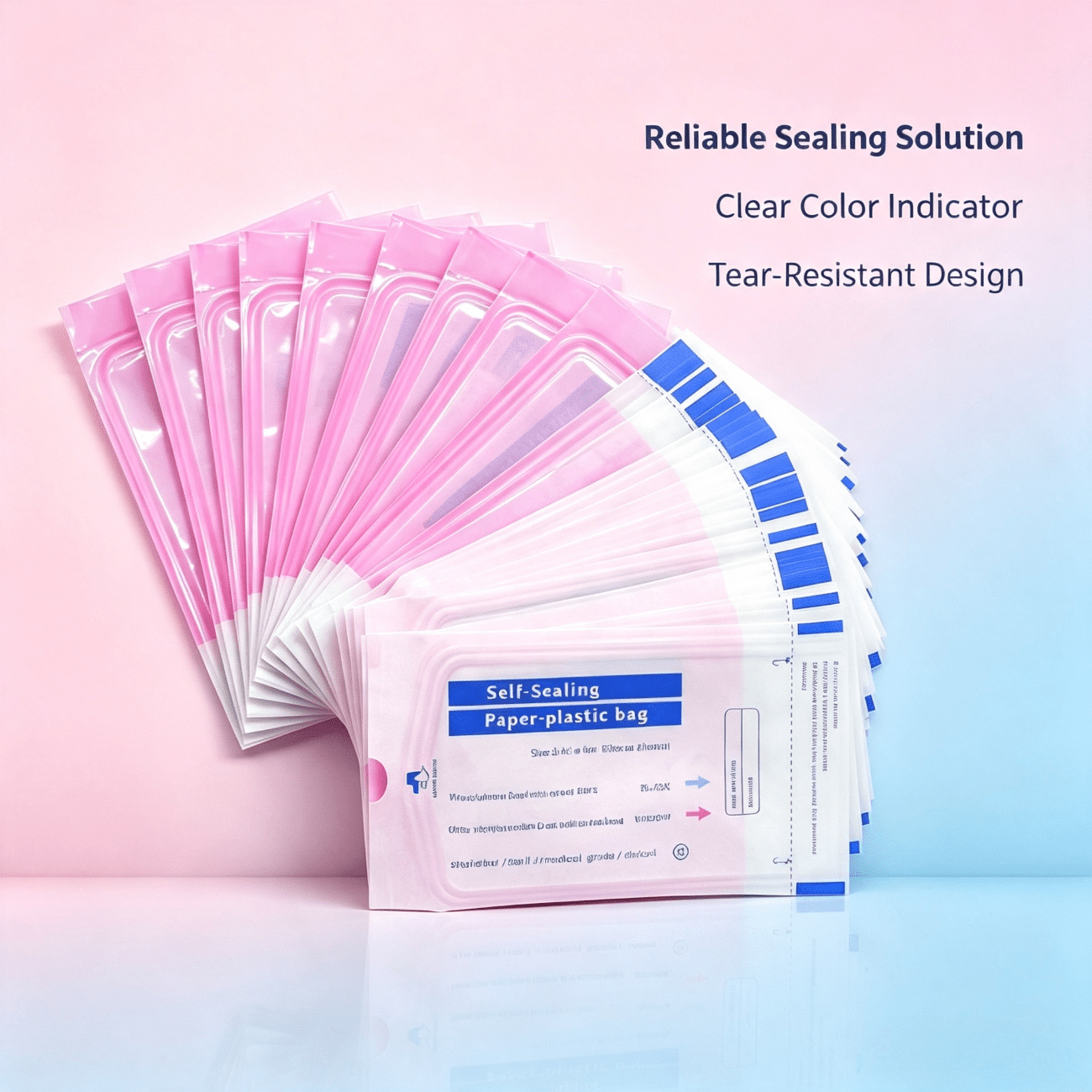 TEMU 50pcs Disposable Self-sealing Storage Pouches, Salon Tool Organizer Bags For Nail Art Cuticle Nipper, For Nail Drill Bits, Portable Sealing Tool