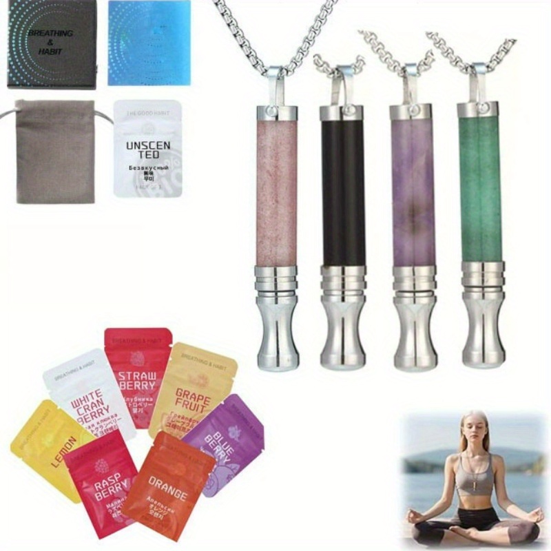 how much is vape in uk ADASTONE Breathing Necklace to Replace Bad Habit with 4pcs Refillable  Unscented Pods, Habit Support Necklace for Stress Relief Sensory Fidget for  Adults : Amazon.co.uk: Health & Personal Care main image 0