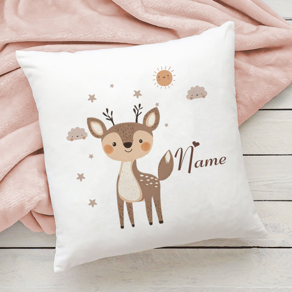 Personalized Wildlife Custom Name Printed Pillowcase