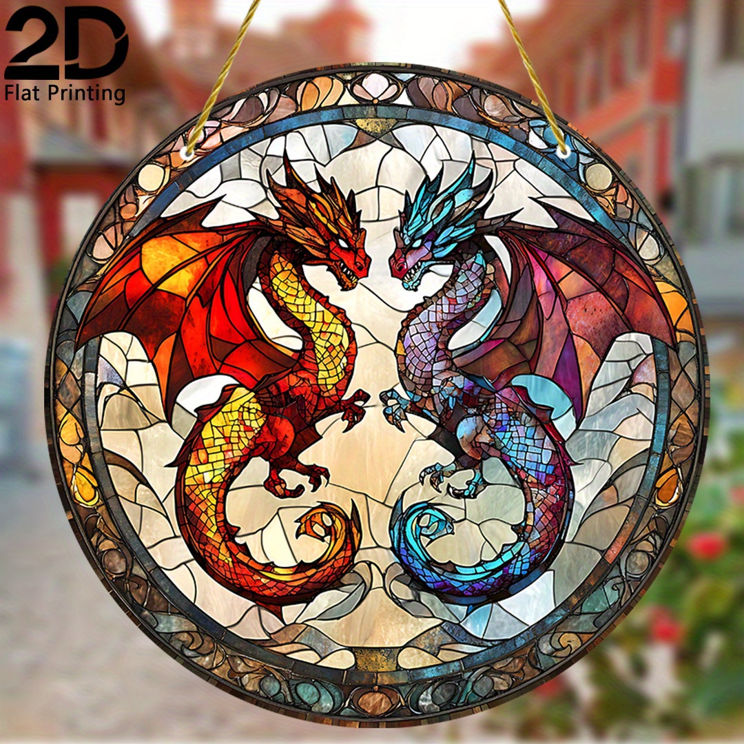 Attrape-soleil En Forme De Dragon à Suspendre, Cadeau Dragon De Feu