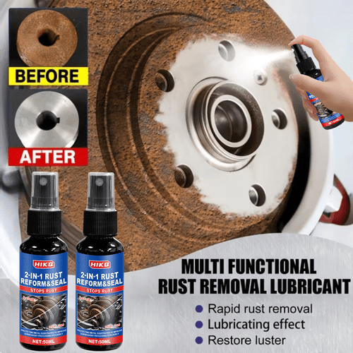 50ml multi purpose rust remover and spray formula suitable for brake discs exhaust pipes cookware tiles and metal polishing multi use high rust remover