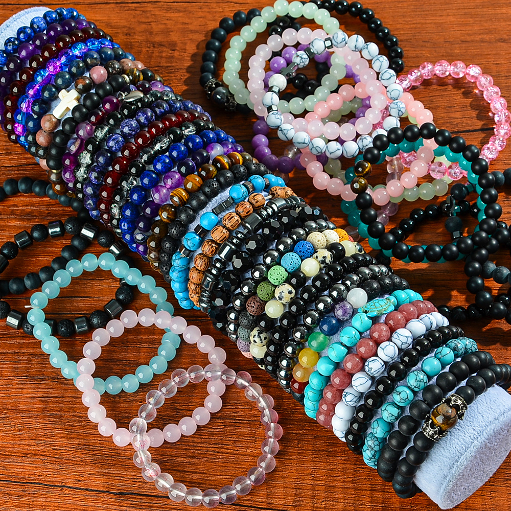 Bohemian Beaded Stone Bracelet Set for All Occasions