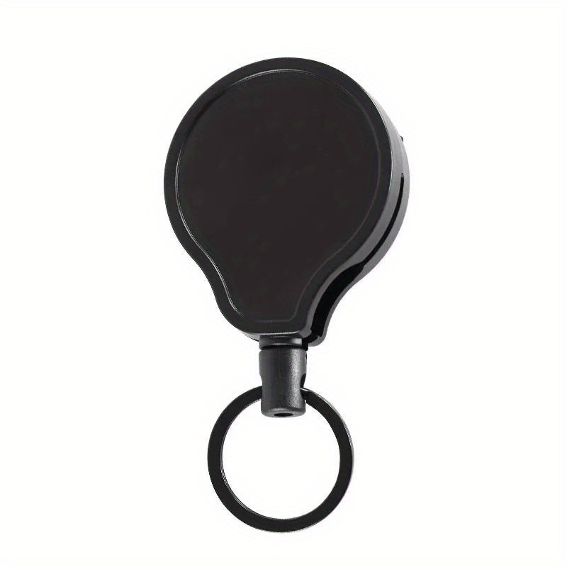 TEMU Porta Antirrobo con Clip para Cinturón y Llavero, Retráctil de 70 cm, Ideal para Pesca y Camping al