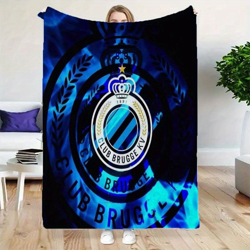 

Club Brugge Fleece Blanket - Soft, Warm, Stylish Design, Soccer Fans, , Ideal Gift For Club Brugge , Blanket|soccer Themed Blanket|soft Flannel Blanket, Soccer Blanket