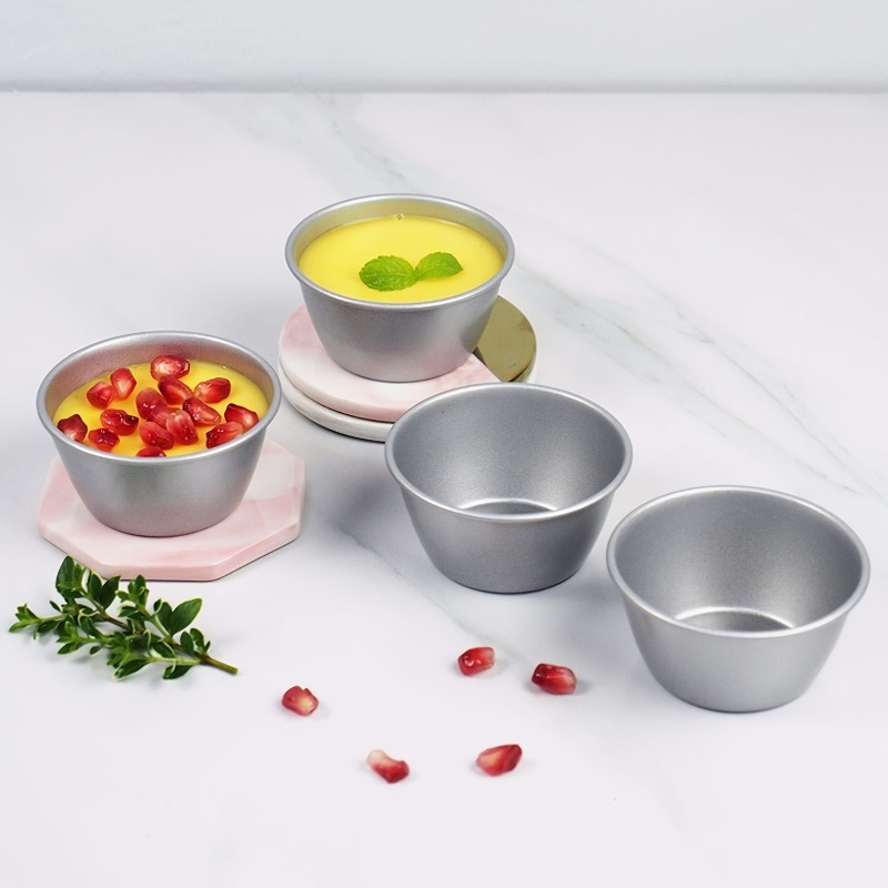 

Set Pot Aluminum Pudding Cup , To Demold, Suitable For Cakes, Egg Tarts, Etc., An For Christmas