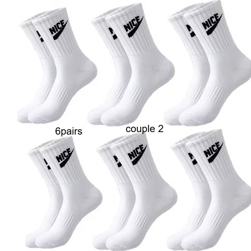 TEMU 6 Pairs Suitable For Four-season Mid-calf Socks - Minimalist Solid Color Breathable Unisex Athletic Casual Socks, Hand Washable For , Outdoor,