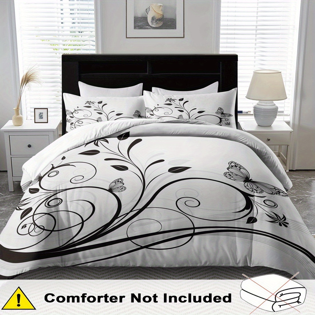 TEMU 2/ 3pcs Quilt Cover Set, Line Print Duvet Cover Set, King Bedding, Polyester Machine Washable, Quilt Decoration, Bedroom , Birthday Gift