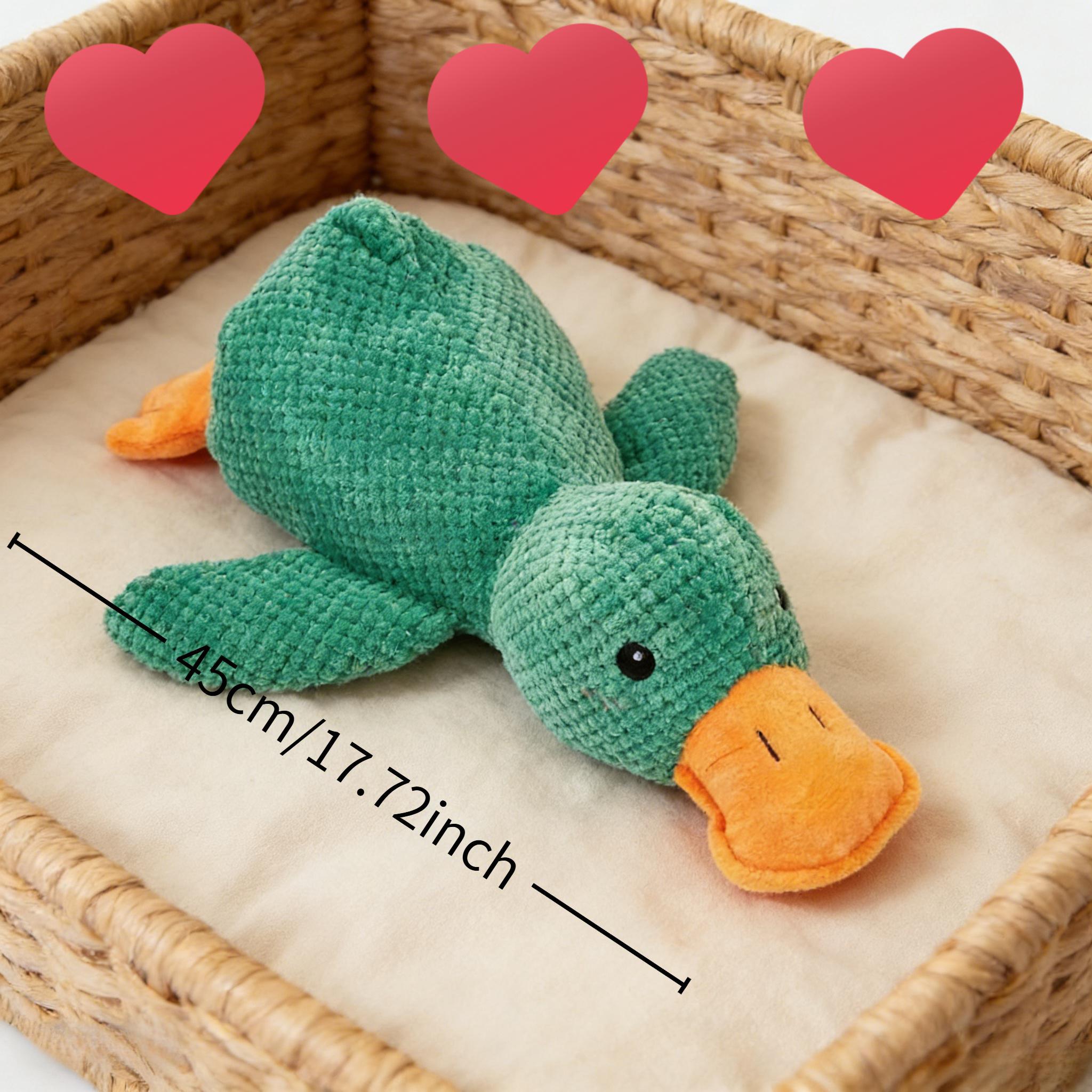Image of 1 Extra-large , Dog Toy Charging Duck Plush Doll, Squeaky Doll, Chew-resistant Teething And Boredom Relief Pet Toy, Holiday Gift, Pet Gift