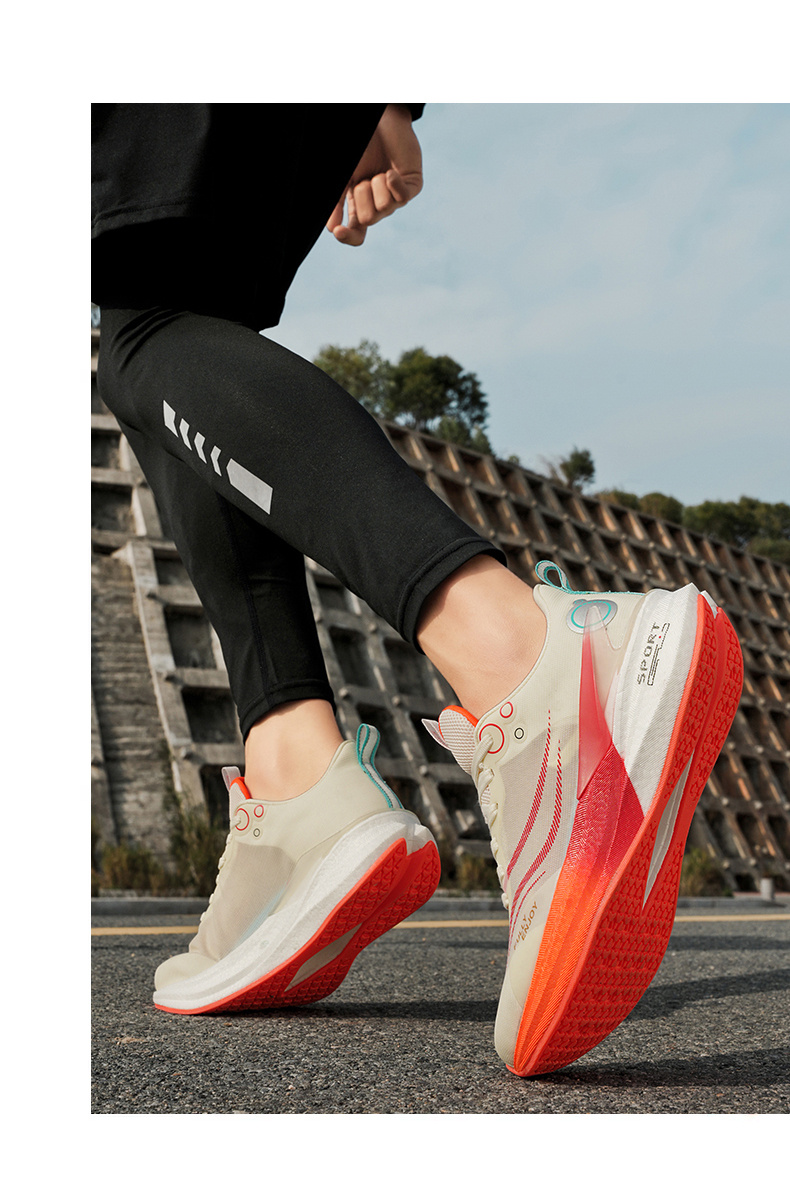High-Quality New Color Popcorn Carbon Plate Running Shoes Sizes 36-44