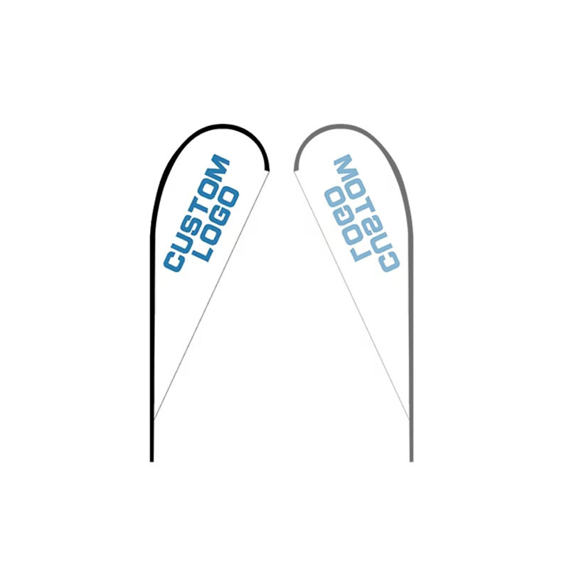 TEMU Custom Water Drop Shaped Flag Outdoor Display Flag (pole Not Included), Double-sided Printing, Polyester Material, Dynamic Water Drop Flag,