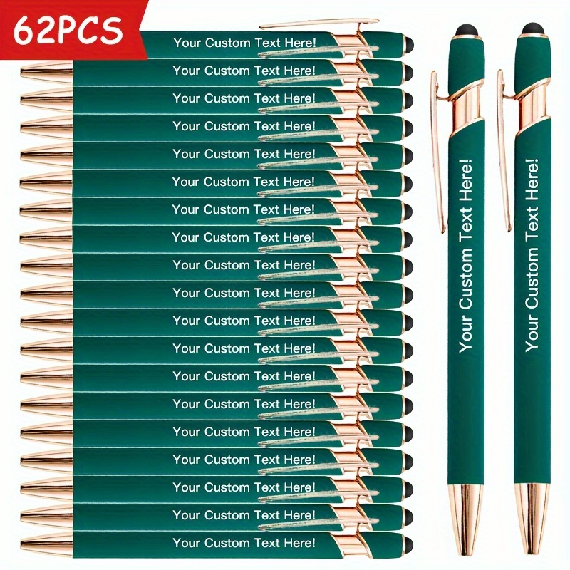 

62- Engraved Metal Ballpoint Pens Set, , , No , For School & , For & Adults, -, Inspirational & , Customizable For Wedding & Graduation , Writing