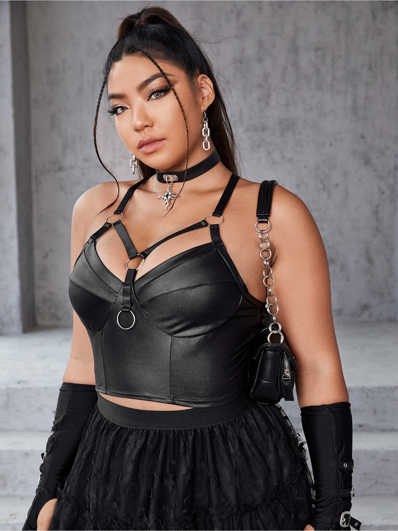 Sexy Western-Style Design with Round Steel Rings, Perfect for Autumn And Winter Layering. It'S Timeless And Suitable for All Seasons, Offering High Elasticity And Comfort for Summer Commutes