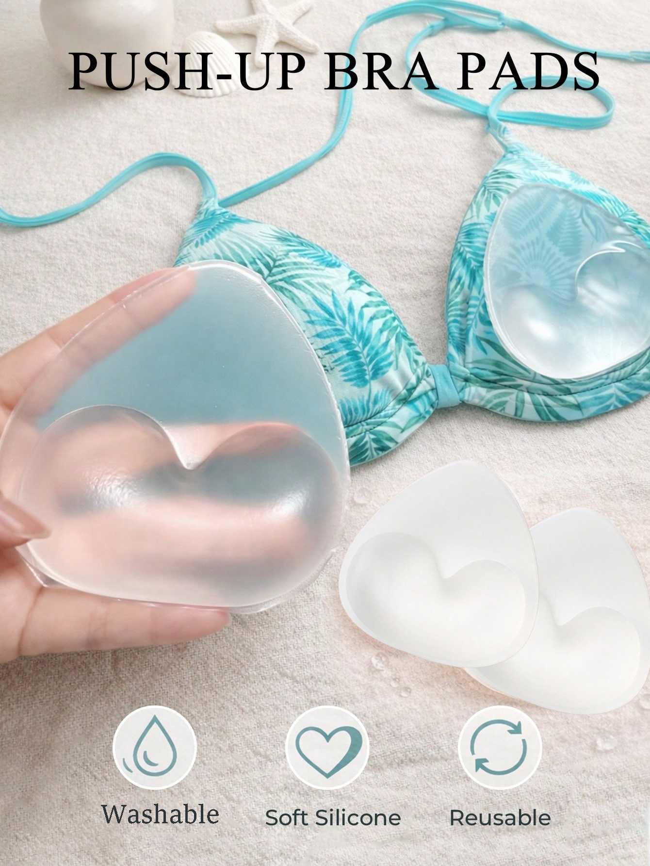bra inserts for backless dresses 1 Pair Transparent Reusable Soft * Bra Inserts