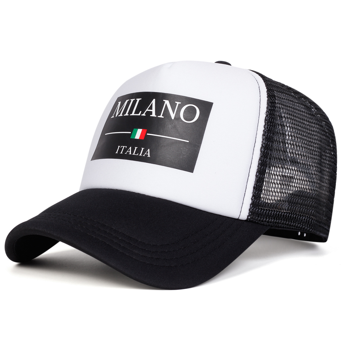 TEMU Gorra de malla ITALIA para hombre, ajustable y elegante, para actividades al aire libre de y verano en
