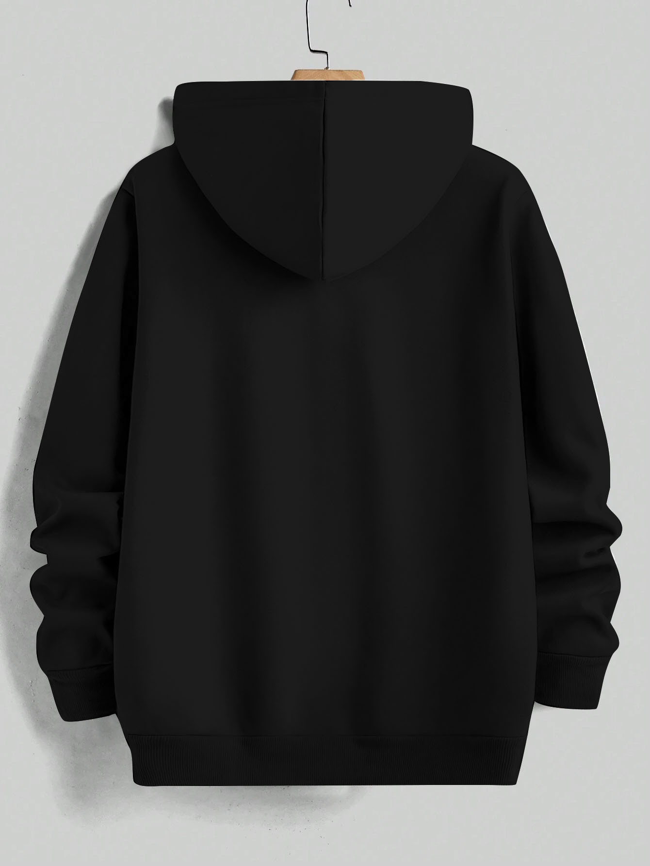 Men's Fleece Hooded Sweatshirt with Monaco Racing Sponsor Logos - Soft Polyester Winter Warmth, Light Grey Casual Pullover, Long Sleeve Graphic Hoodie for Motorsport Events & Casual Attire