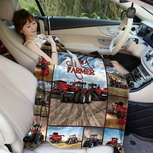 1 super soft flannel blanket with car material design suitable for sofa bedroom gift high definition printing flannel sheet wrap super soft suitable for