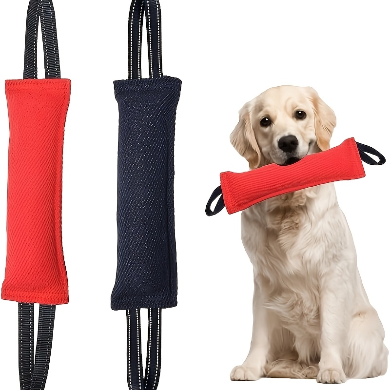 TEMU Kangda Pet 2pcs Dog Toy Set, Rope Toy, Interactive Dog Chew Rope Toy, With Double-handle Chew Toy, Suitable For Small And Medium-sized Dogs