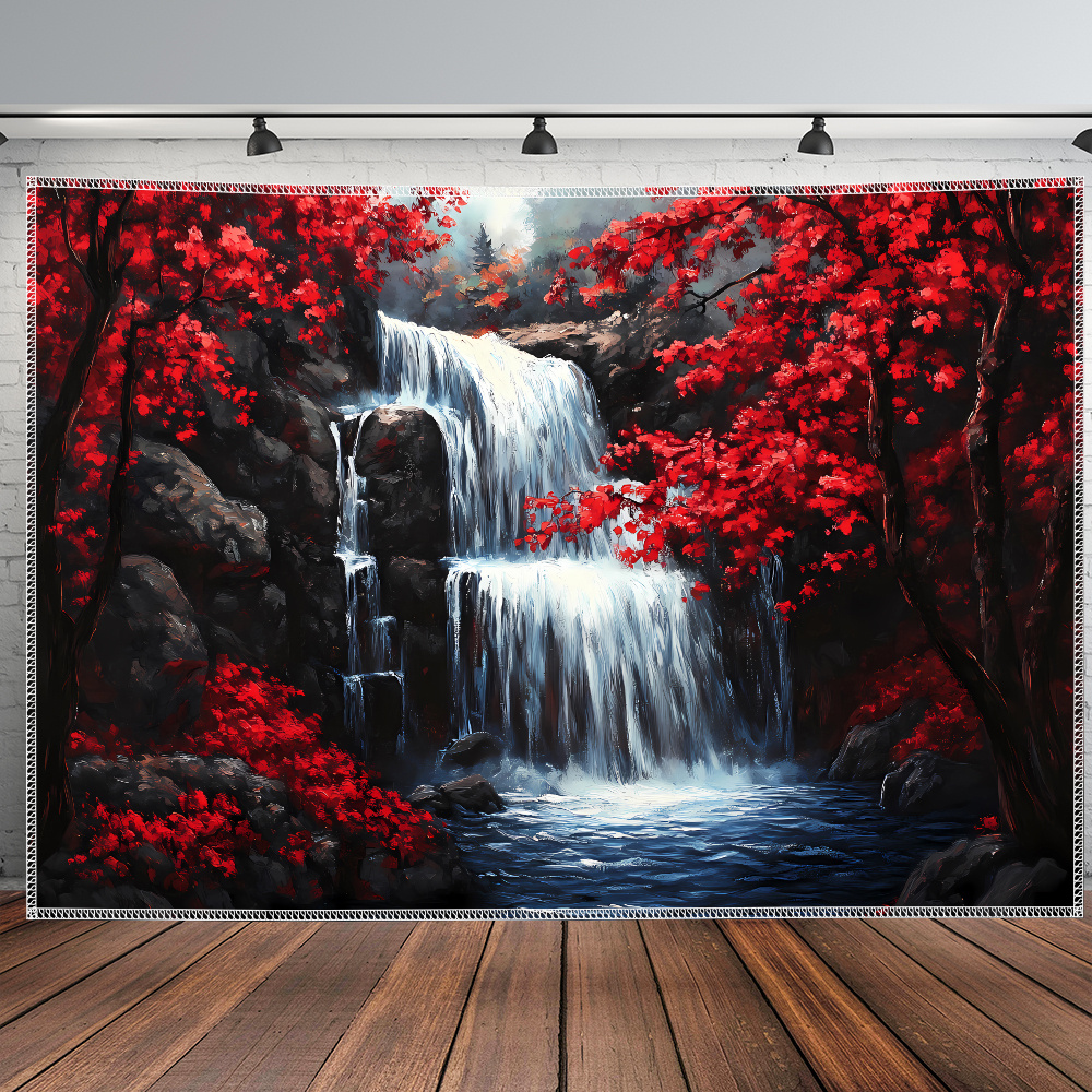 2d flat 2d flat banner 1pc waterfall - Temu Oman