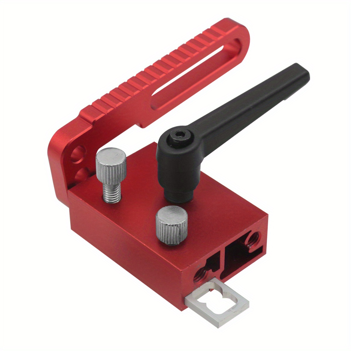 Miter Track Stop Aluminium T Slot Stop Accurate Length Limit Device Woodworking Tool, Adjustable Fence Flip Stop