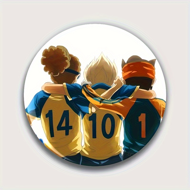 TEMU de Edición Anime - Diseño Número del Equipo de Fútbol (14/10/01) - Pin Tema Deportiva - Ideal para Gorras, Bolsos y Chaquetas - Regalo de