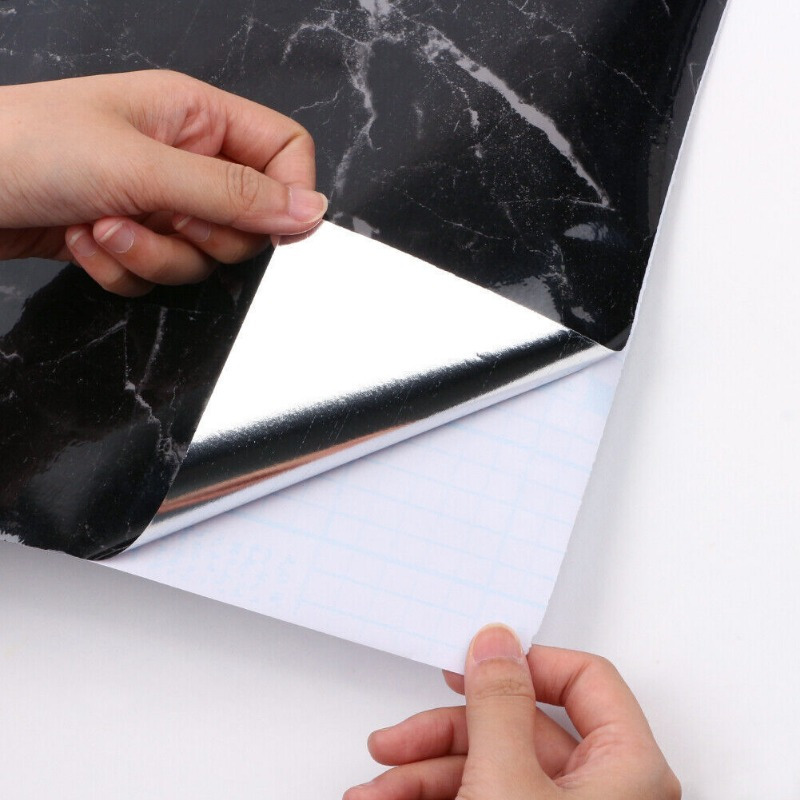 Image of Marble Contact Paper - Self-adhesive Vinyl Wrap For Countertops, Desks, Cabinets - & Stick (60cm X 10m, Kitchen & Bathroom Use)