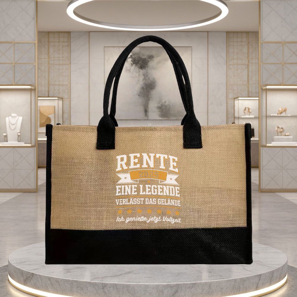 E-shop 1 Stück Rentner 2025 Legendenmuster Schultertasche für Einkaufen, Strandreisen - Damen Outdoor Party Tragetasche Dekorationszubehör Casual