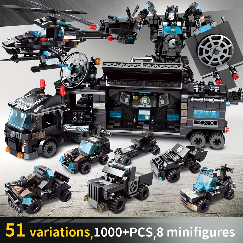 Image of 1100diy Commemorative Edition Building Blocks Suit Planes/cool Robots Festival Gifts Thanksgiving, Halloween, Christmas, New Year Gifts-easter Best Gifts