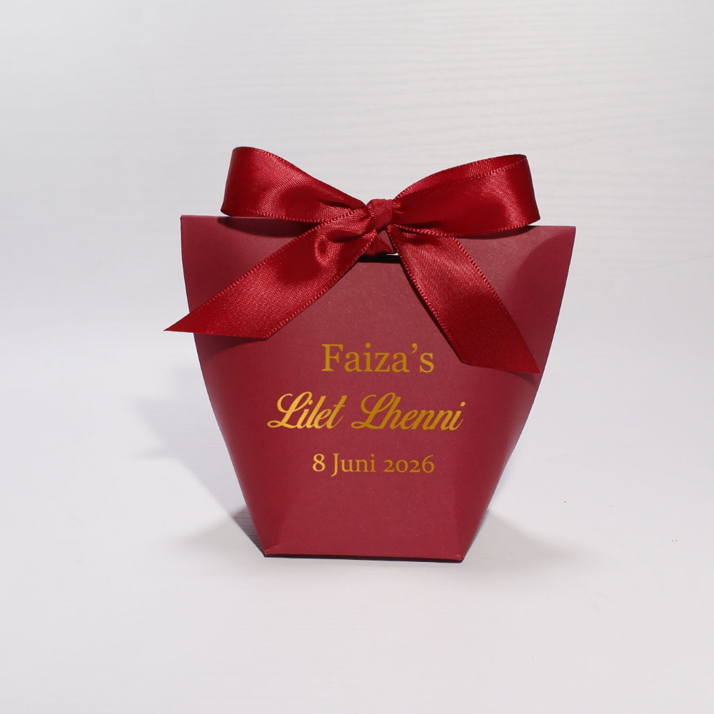 TEMU Gift For Her/him 50pcs Personalized Henna Favor Boxes Suitable For Wedding, Engagement Party, Custom Name & Date Mini Gift Boxes With Design &