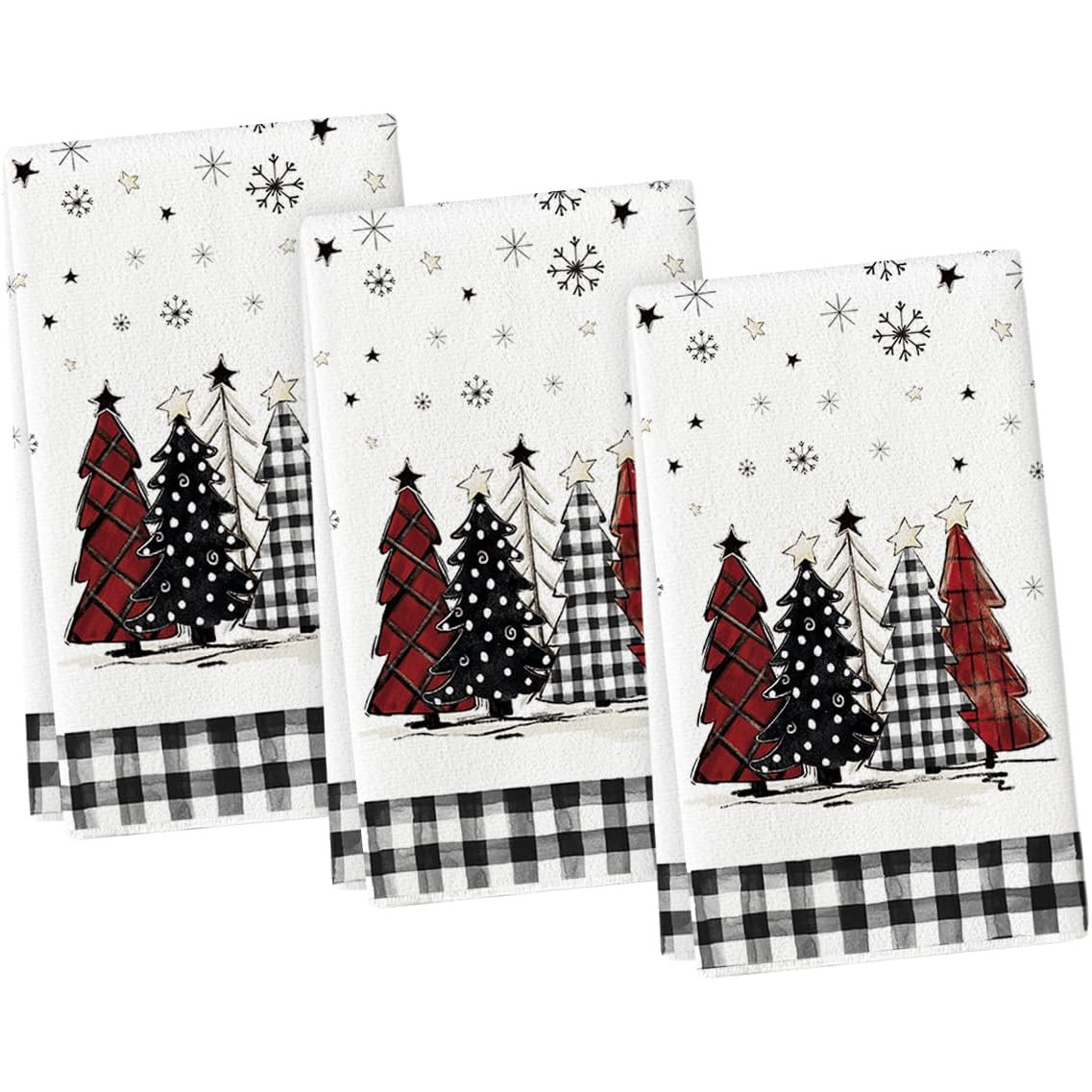 

Kitchen Towel Featuring A Christmas , Measuring 18 By 26 Inches, Winter Seasonal Decor.