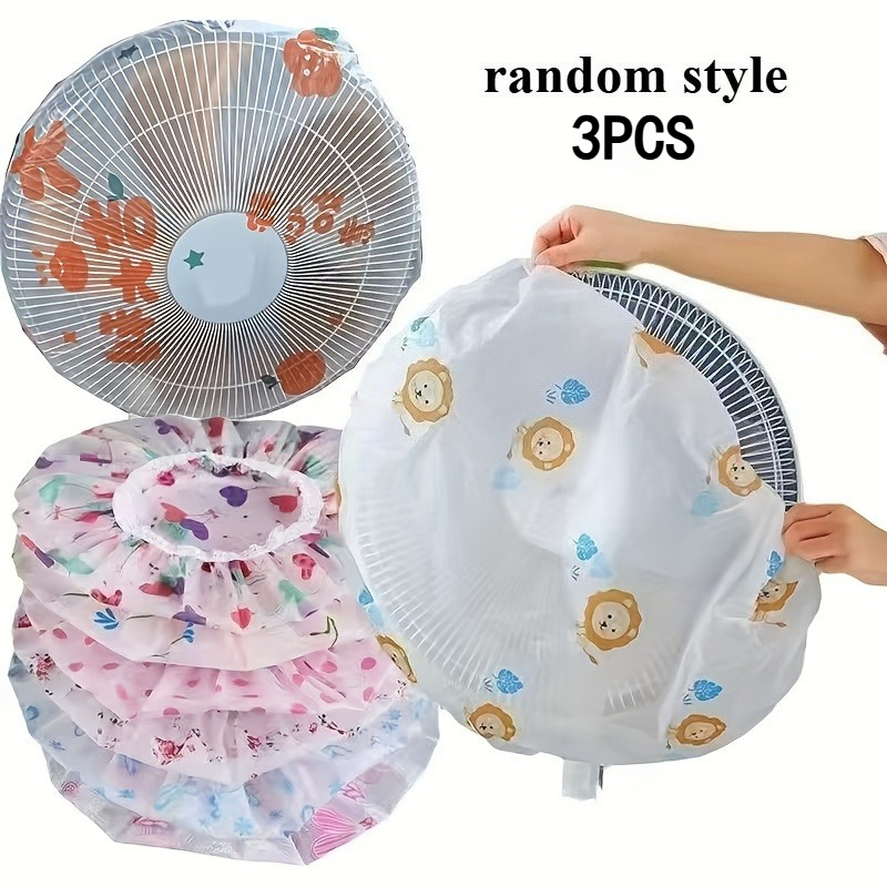 TEMU Copripolvere per Ventilatore Elettrico 3pz - Copertura Antipolvere, Adatta a Tutti i Ventilatori, Design Facile da Pulire per , Uso per Casa e