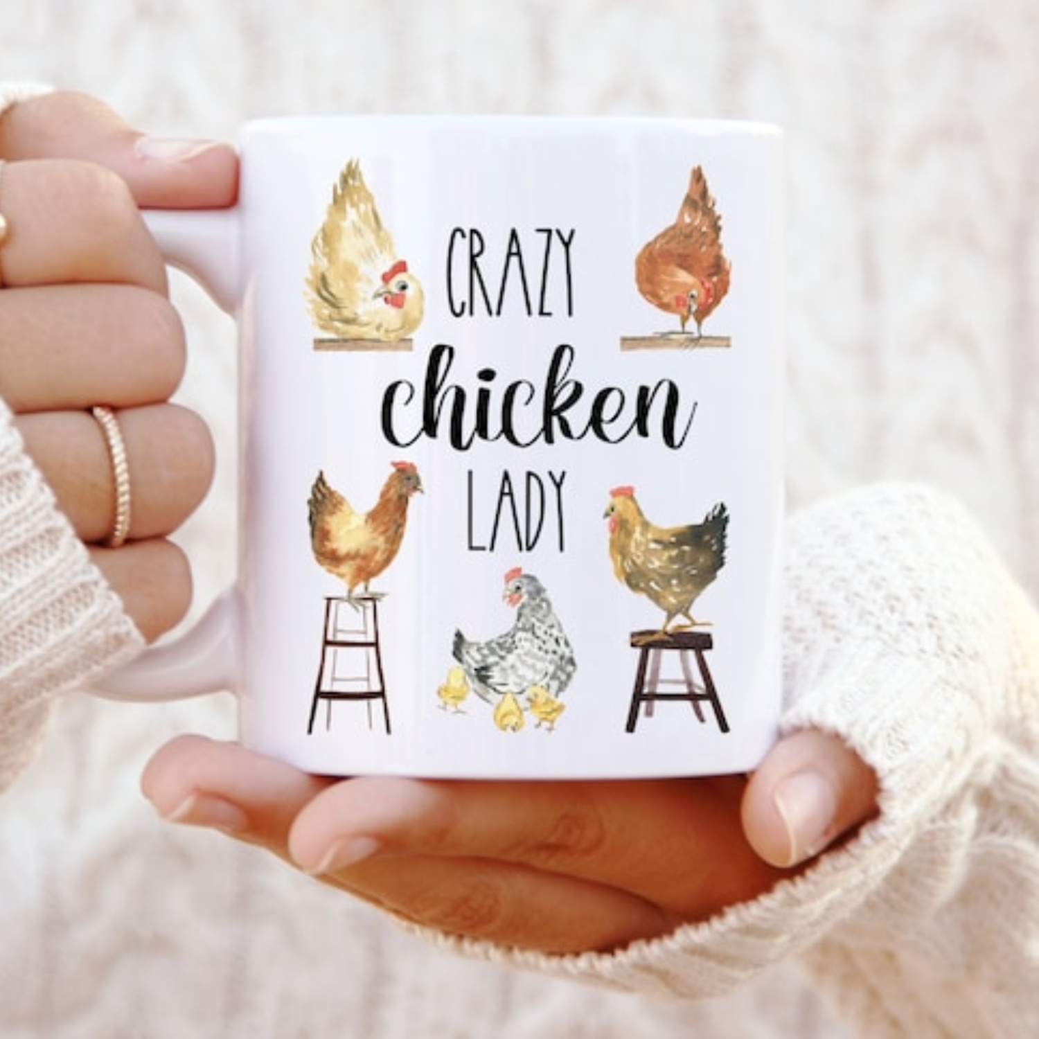 TEMU Chicken Mug - Personalised Gift - Chicken Gift - - Chicken Lover Mug - Chicken Cup - Chicken Mom - Funny Mug - Christmas Gifts