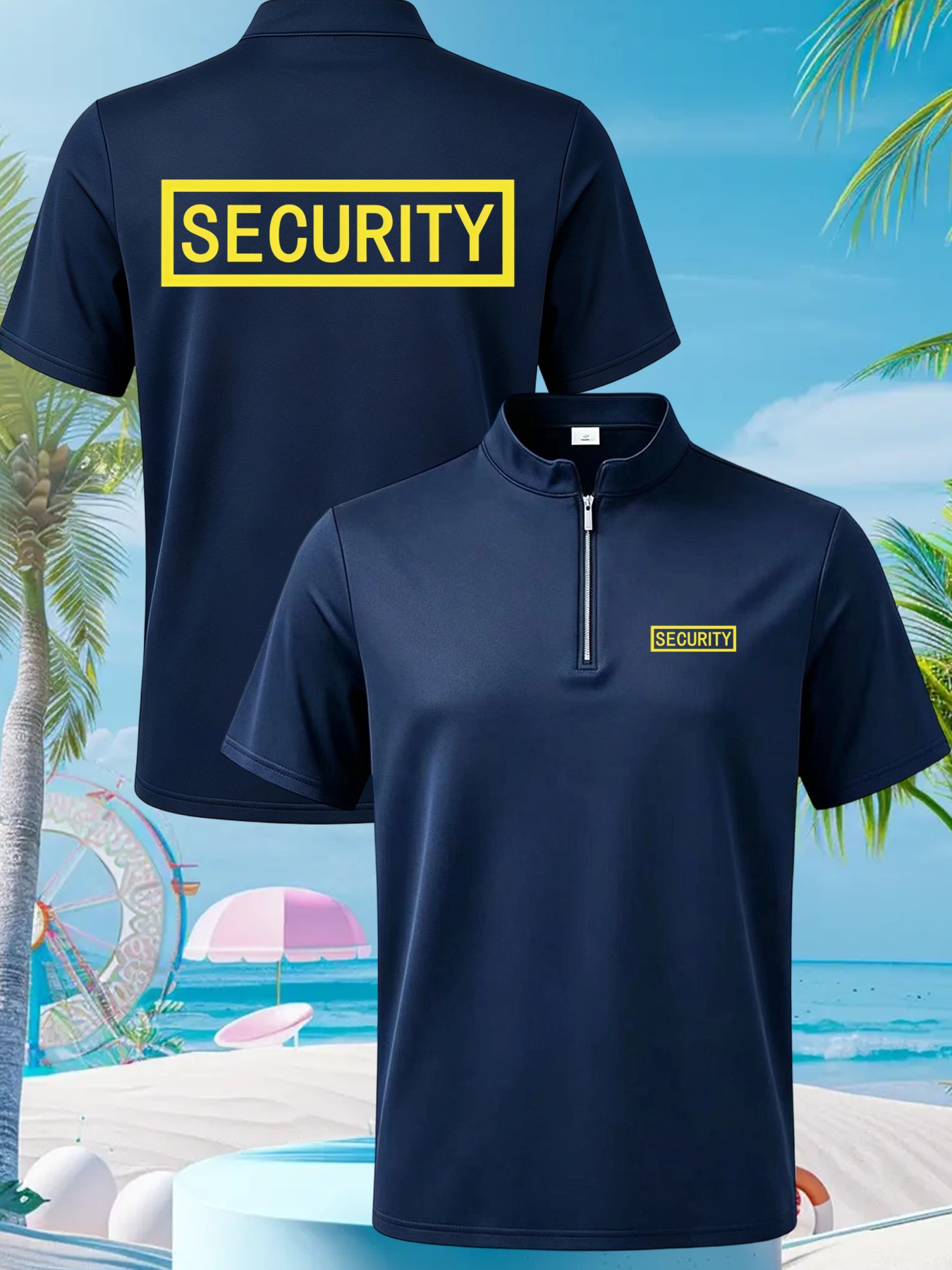 security uniform sold on Temu United States