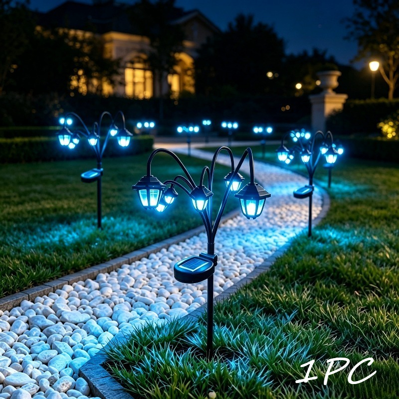 TEMU 6led Outdoor Light Upgraded Version Solar Garden Light | Outdoor Light | Outdoor Decorative Light, Vintage Style Outdoor Light, Ip65 Protection