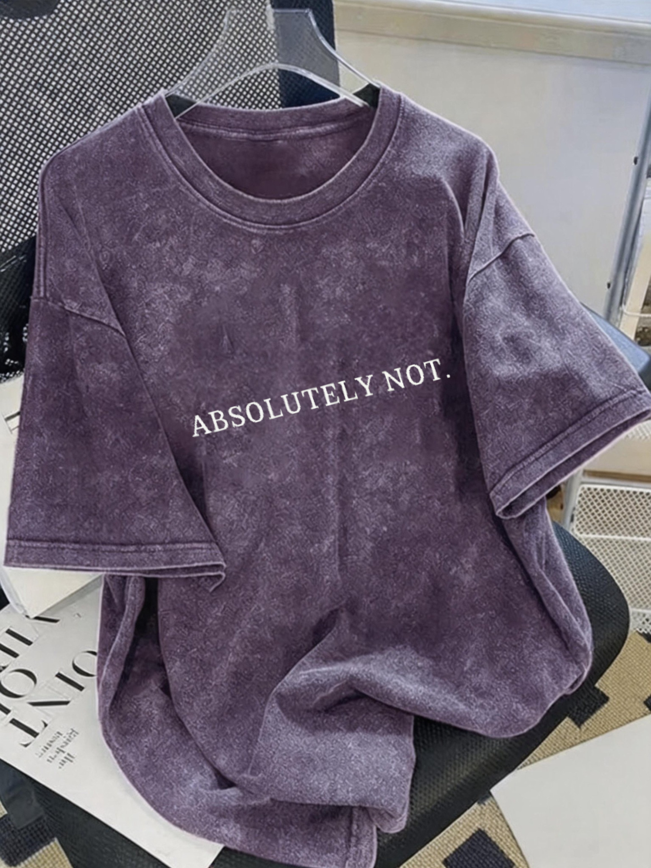 acid wash t shirt sold on Temu United States