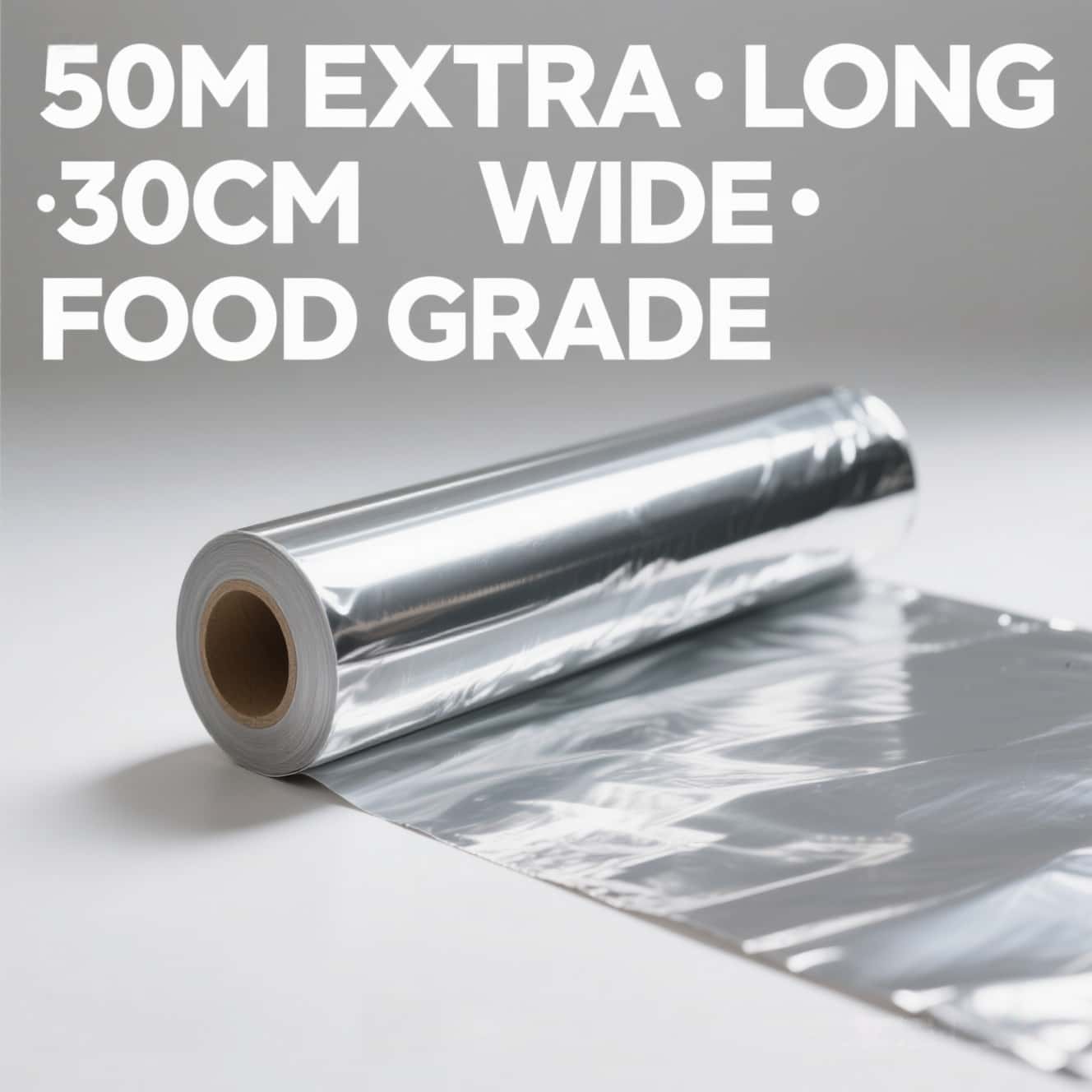 65/50 Meters Food-Grade Tin Foil Paper, 65 Meters Is 45 Cm Wide, Extra-Long And Durable, Suitable for Baking, Barbecuing, And Kitchen Use. Household Aluminum Foil Rolls, 50 Meters And 30 Meters Are 30 Cm Wide. Suitable for Multiple Scenarios