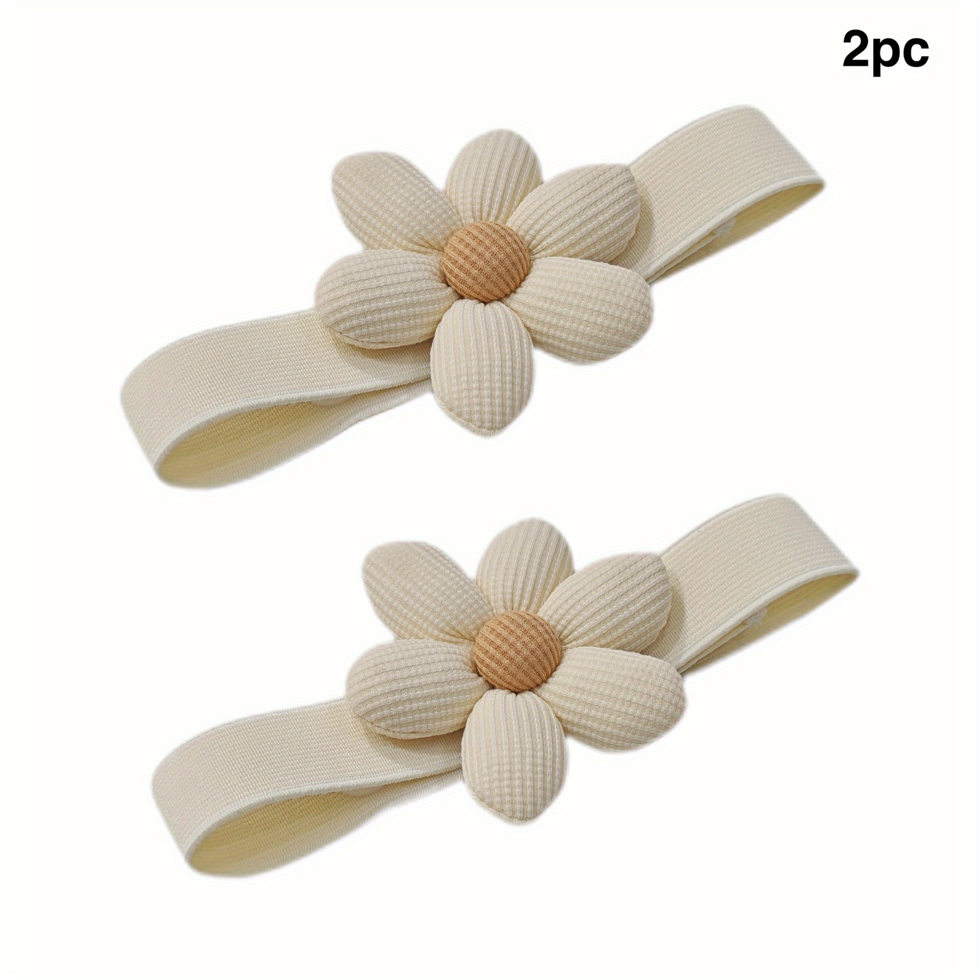 2pcs, Exquisite Floral Curtain Tiebacks, Sweet Garden Home Sheer Curtain Tassels, Elegant Premium Living Room Bedroom Curtain Storage Bands