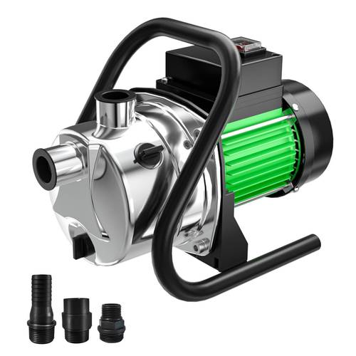 bomba de transferencia de agua eléctrica 110v jardinera potenciadora 1.6 1800gph para shallow, piscinas, riego, de aspersores de césped