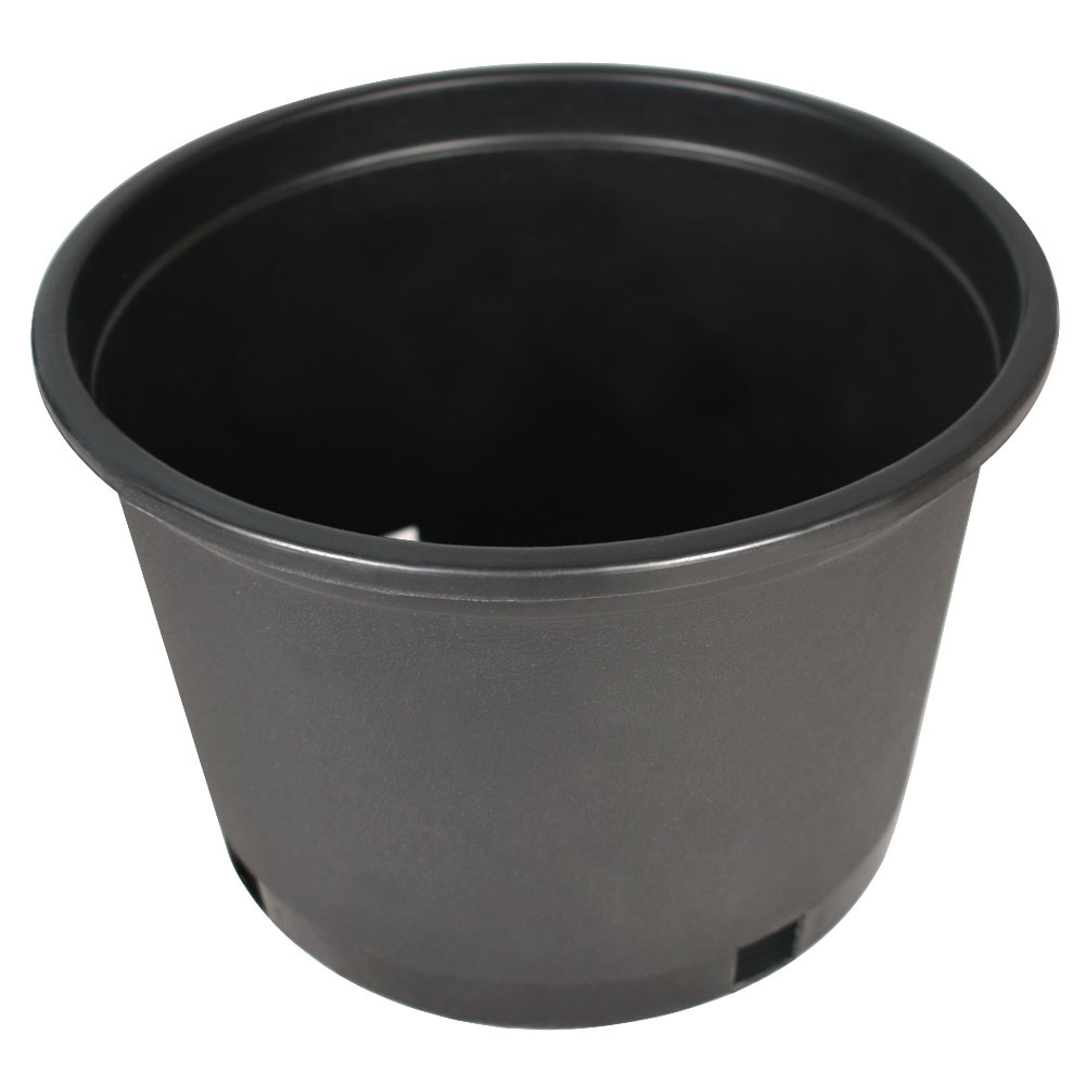 

10pcs 2 Gallon Black Nursery Pots - Indoor/outdoor Plants, Flowers, Vegetables & Succulents - Rim Design