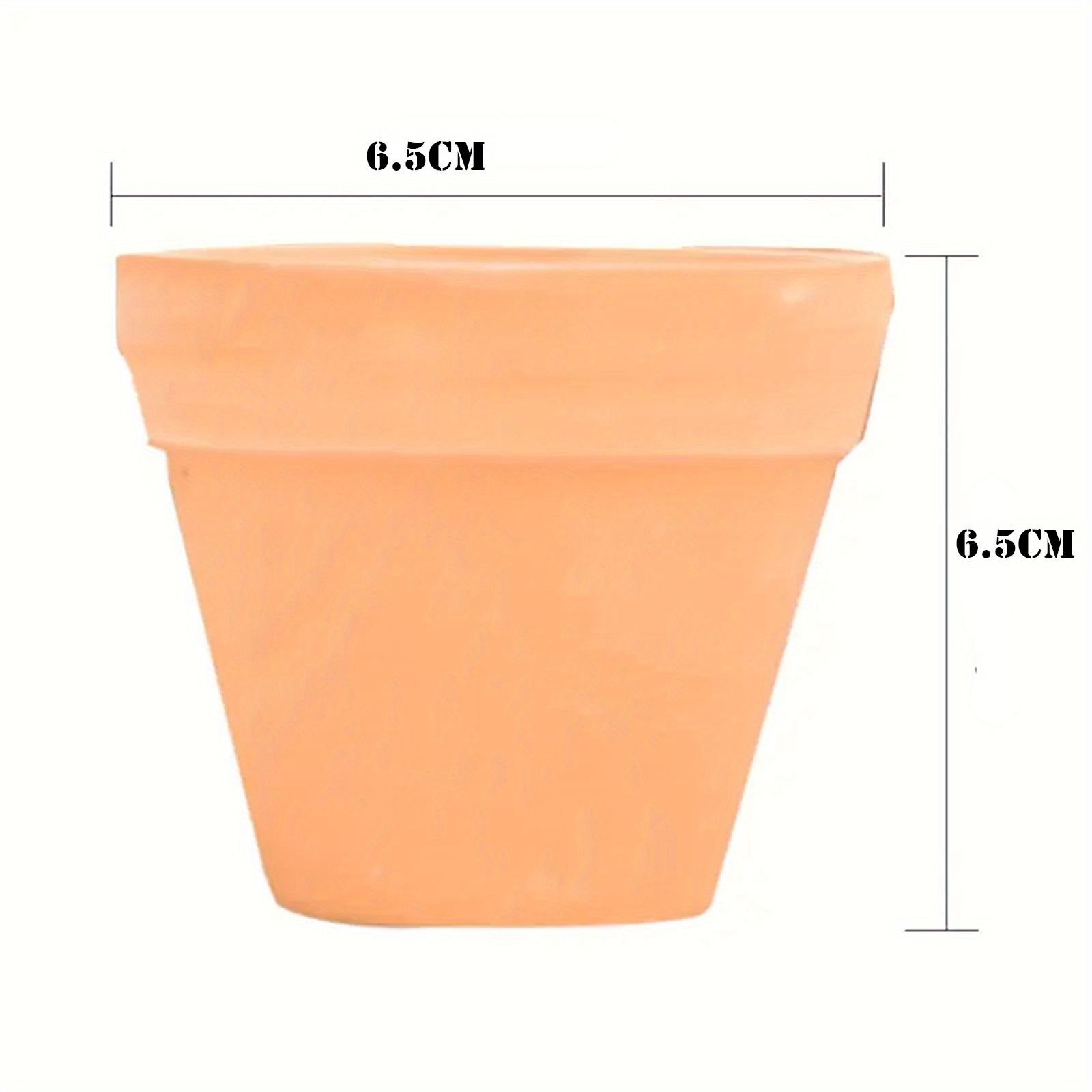 TEMU 30pcs 6.5cm Terracotta Pots Flower Pot With Drainage Hole Clay Pots For Plants Succulent Indoor Outdoor Diy Crafts Wedding Favor